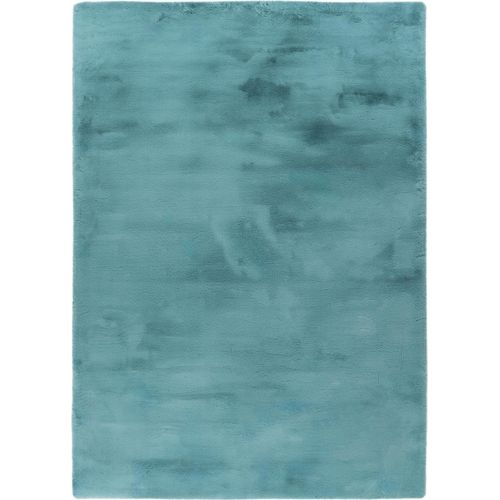 Teppich ></noscript>Rabbit< in Türkis, 100% Polyester - 230x160cm (LxB)