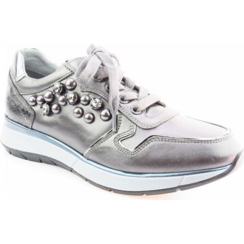 Nero Giardini Perl. Nappa grau Damen Sneaker in Grau, Größe 36
