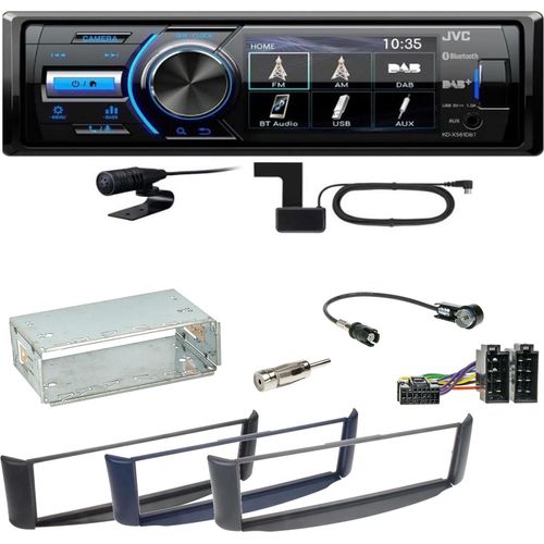 JVC KD-X561DBT Digitalradio Bluetooth USB Einbauset Smart ForTwo 450