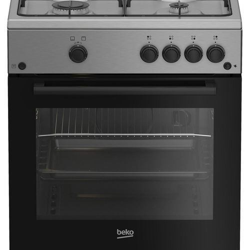 Beko FBG62010DX Freistehender Herd A Gas Gaskochfeld Edelstahl