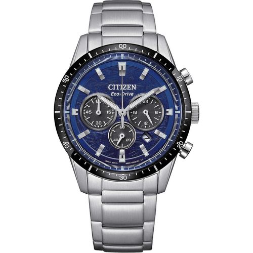 Chronograph Citizen Versilbert/Stahl Mit Schraube Kollektion Crono 39 - mann