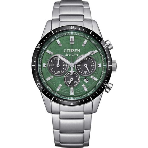 Chronograph Citizen Versilbert/Stahl Mit Schraube Kollektion Crono 39 - mann