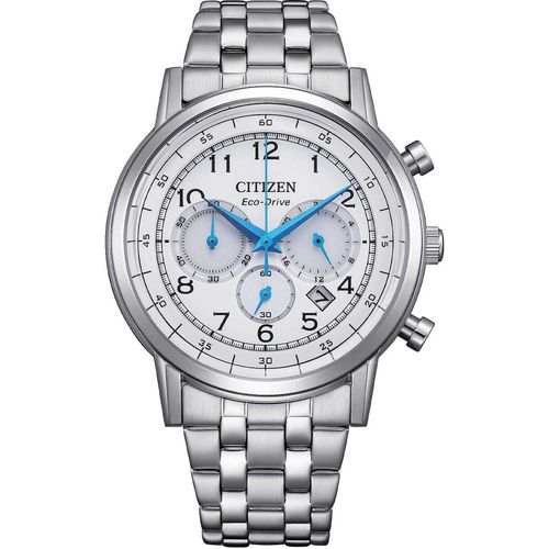Chronograph Citizen Versilbert/Stahl Mit Schraube Kollektion Crono Classic - mann