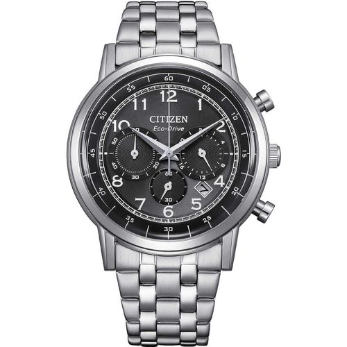 Chronograph Citizen Versilbert/Stahl Mit Schraube Kollektion Crono Classic - mann