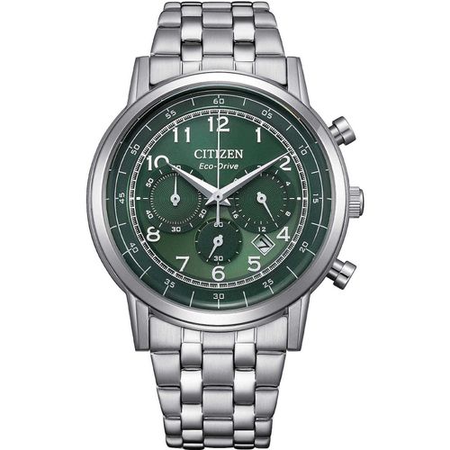 Chronograph Citizen Versilbert/Stahl Mit Schraube Kollektion Crono Classic - mann