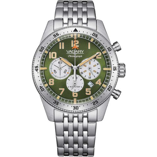 Chronograph Vagary By Citizen Versilbert/Stahl Mit Schraube Kollektion Flyboy - mann