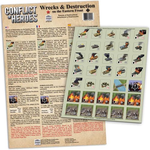 Conflict of Heroes: Wrecks and Destruction on the Eastern Front - Erweiterung – Englische Version
