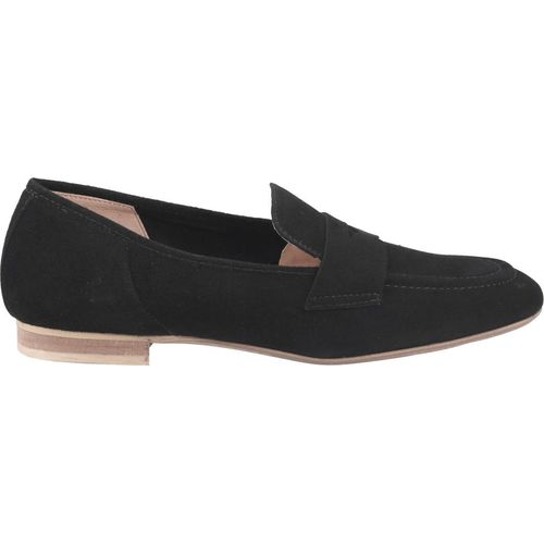 Donna Carolina Slipper & Mokassin NEYL MASK, Rauleder, Schwarz, Damen