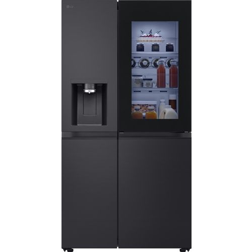 LG Side-by-Side 628 L InstaView® Eis-, Crushed Ice- und Wasserspender GSXE81EVBD