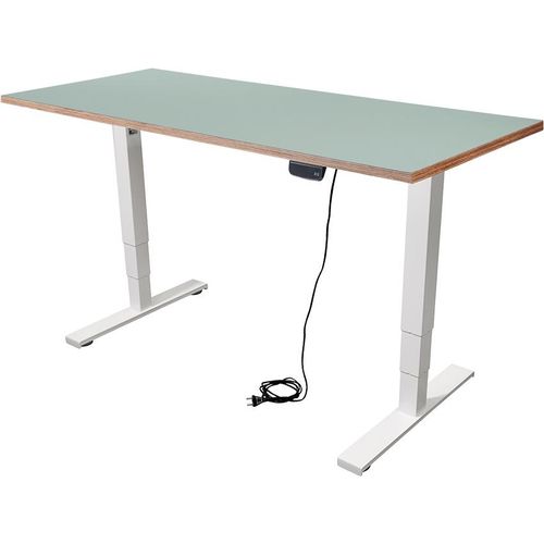 Schreibtisch imstande, business-w + Platte 120x60cm Aquavert