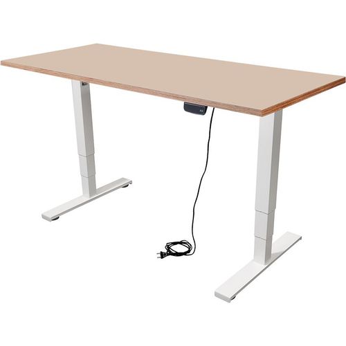 Schreibtisch imstande, business-w + Platte 140x60cm Powder