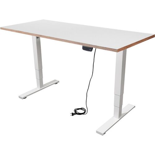 Schreibtisch imstande, business-w + Platte 140x60cm Pebble