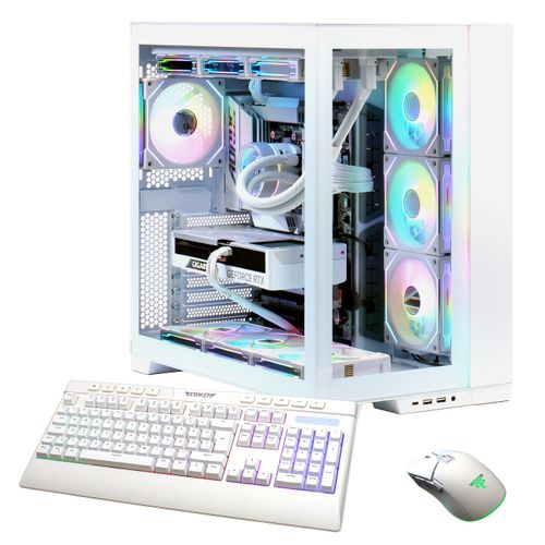 HYRICAN Gaming-PC Pure White 7469 Ryzen 9 9950X3D Wasserkühlung 64GB DDR5 RAM 2TB SSD RTX 5090 Windows 11