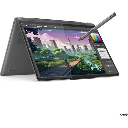 Yoga 7 2-in-1 14AHP9, Grau, 14 Zoll, Touch, WUXGA, OLED, AMD Ryzen 5 8640HS, 16 GB, 1 TB M.2 SSD