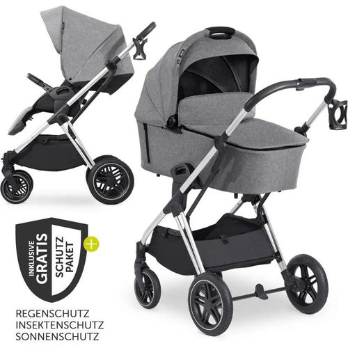 Hauck Kombi-Kinderwagen Vision X Duoset Black (Sportwagen
