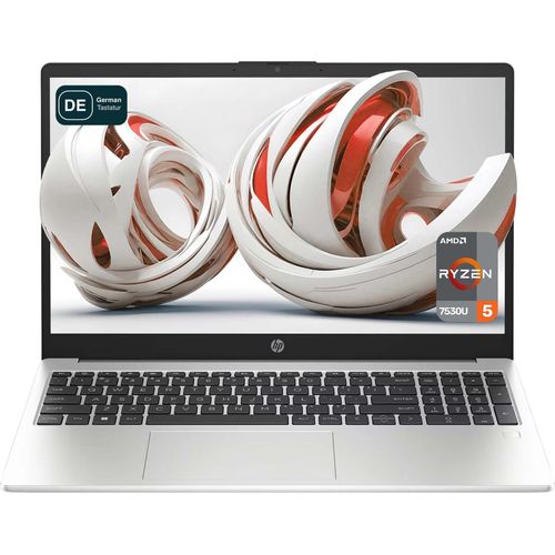 HP 255 G10 Business Laptop, Ryzen 5 7530U, 15.6