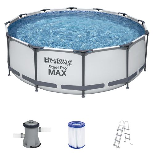 Bestway Steel Pro Max Set 366x100cm Pool Schwimmbecken Schwimmbad Planschbecken