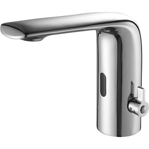 Sensor-Standarmatur mit Temperaturregelung, 6V DC (4xAA), Chrom