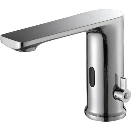 Sensor-Standarmatur mit Temperaturregelung, 6V DC (4xAA), Chrom