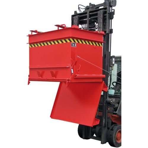 Baustoffcontainer - 1.000 l Volumen - 2.000 kg Traglast - feuerrot