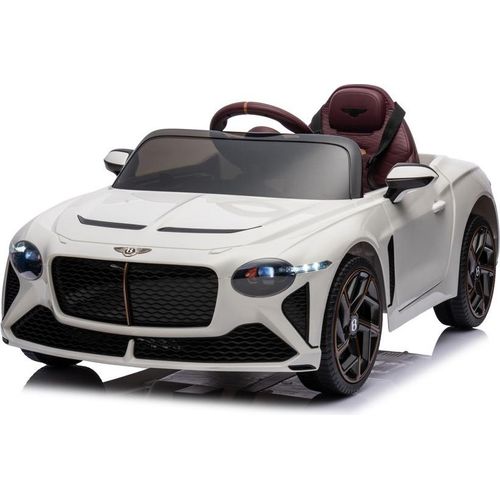 Kinder Elektroauto Bentley Bacalar 12V +vier Motoren+LED+Audio+FB,weiß