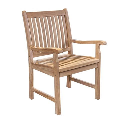 Gartenstuhl Moritz Armlehnstuhl Massivholz Teak Stuhl