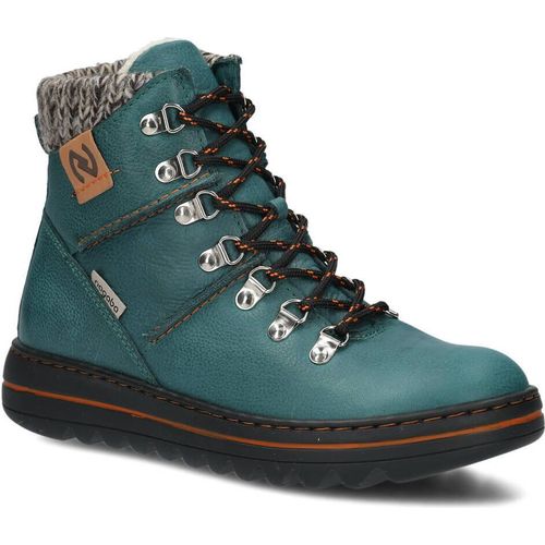 NAGABA Winter Lederschuhe Damen Winterschuhe Wanderschuhe Grün, 40