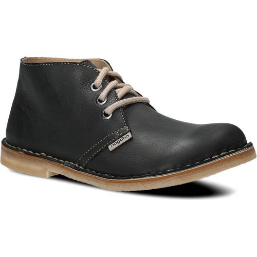 NAGABA Damen Lederschuhe mit Leder-Einlegesohle, Schwarz, 40