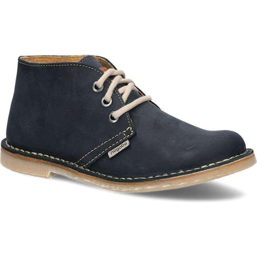 NAGABA Damen Lederschuhe mit Leder-Einlegesohle, Dunkelblau, 39