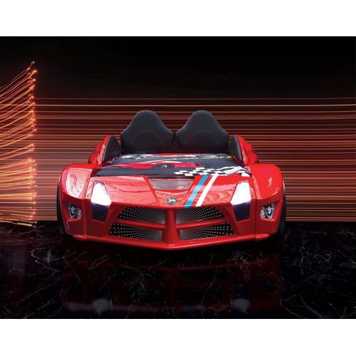 Autobett „Luxury Full“ in Rot