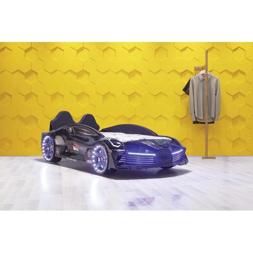 Autobett „Moon Full“ in Schwarz