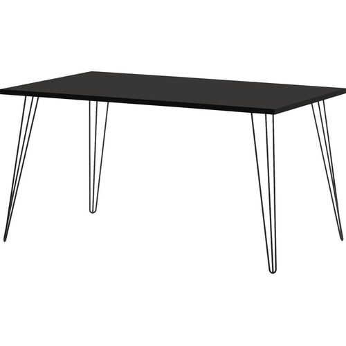 Tisch 140x80 cm schwarz FRISCO-80