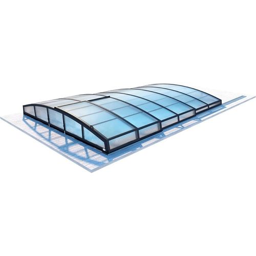 Poolüberdachungen Horizon - 7,43x3,36 m - 8 mm Hohlkammer-Polycarbonat - für pool BAS7307