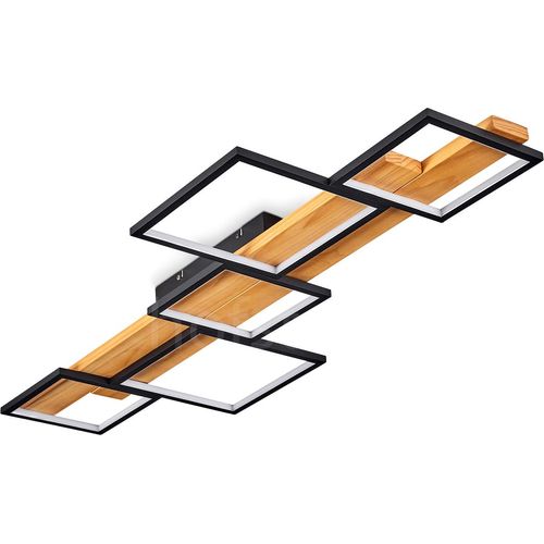 Palermo »Palermo« moderne Deckenlampe aus Metall/Holz