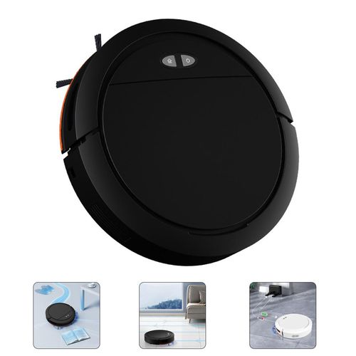 Roboterstaubsauger,4000Pa mit Staubsauger Roboter mit Wischfunktion,1500x4 mAh Kehrroboter,Schwarz