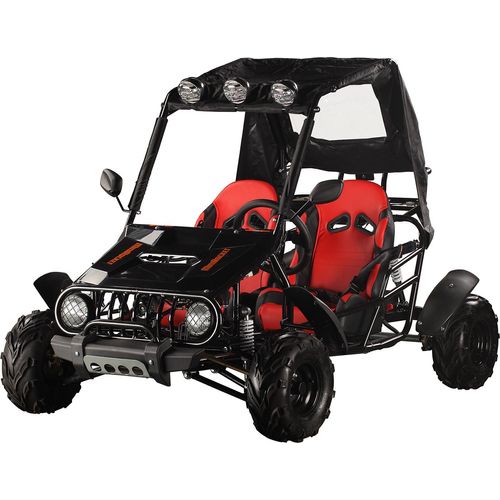 Buggy Kinderbuggy Strandbuggy Zongshen 125cc 3G-Halbautomatik Quad ATV schwarz