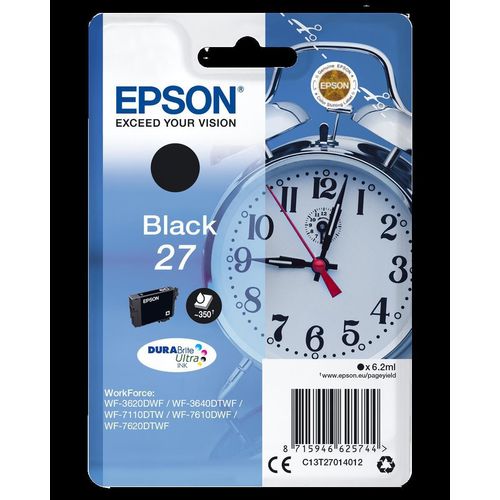 Epson Alarm clock Singlepack Black 27 DURABrite Ultra Ink