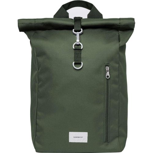 Sandqvist 19L Ground Rolltop-Rucksack, Grün One Size