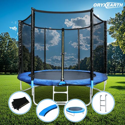 Gartentrampolin Trampolin Outdoor Ø244cm Sicherheitsnetz Kindertrampolin