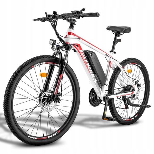 Hailong-one 26-Zoll-Elektro-Moutian-Fahrrad, Elektrofahrrad, E-Bike, 36 V/13 Ah, Lithiumbatterie, 250 W, Laufleistung 55–100 km Weiss