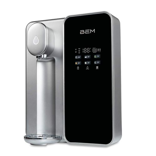 BEM Unicora Wasserfilter Osmoseanlage Umkehrosmose Trinkwasser Wasseraufbereiter UV Direktanschluss Heißwasserspender 6 Temperaturstufen TDS Monitor