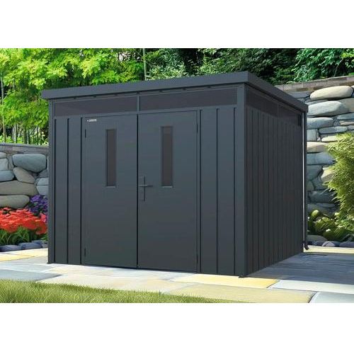 Gartenhaus Konsta Premium Systemhaus 7,5 m² 274 x 274 cm schwarz