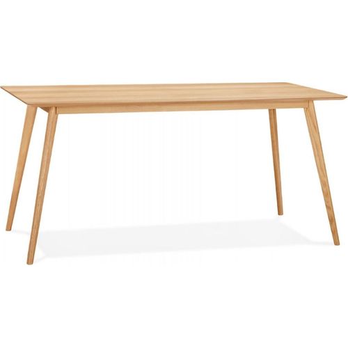 Esstisch BARISTA mit Eichenfurnier | Skandinavischer Designertisch für 6 Personen | Moderner Holztisch mit MDF Platte | Nordic Stil | 180x90x75 cm | Kadima Design