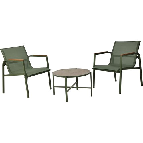 Gartenmöbel-Set, 2 Sessel und Couchtisch