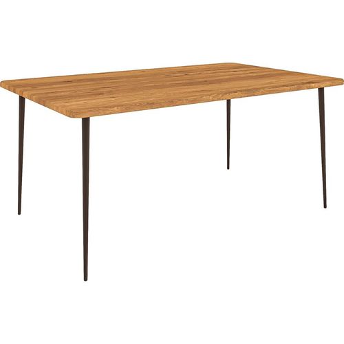 Esstisch 80x130 cm Massivholz in Eiche geölt, KABALA-165