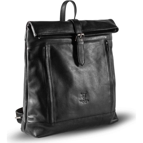 MATADOR Rucksack Leder MAASTRICHT XL Damenrucksack Schwarz