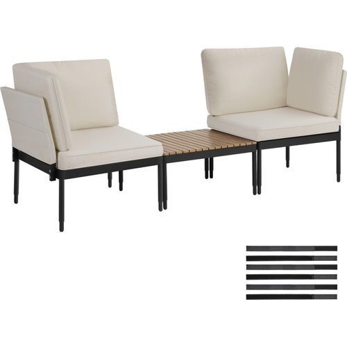 Gartenlounge-Set Magaluf 5 in 1 Funktion, 5-fach verstellbare Lehne, dicke Polsterung