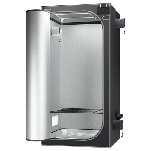 Bloomint Growbox 100x100x200 cm Growzelt, Hochreflektierendes Diamantmuster Grow tent