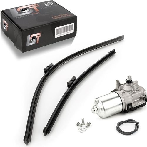 Scheibenwischer Frontwischermotor mit Schlauch Set vorne für VW Golf VII