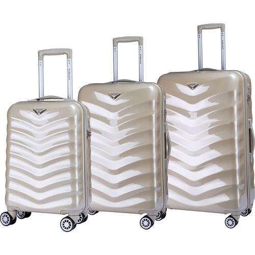 Exclusivo-One Kofferset Champagne